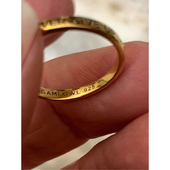 .925 Sterling Silver Rose Gold Ring #inspirational - Picture 6 of 7